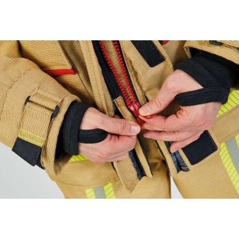 Ubranie bojowe FIRE FLEX – brązowo-piaskowy X55 z PBI (CNBOP) + napisy